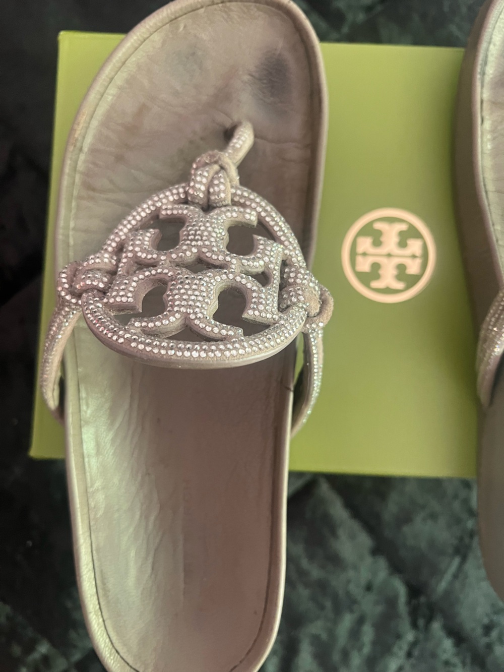 Tory Burch Miller Cloud Knotted Pave sandals - Picture 3 of 6